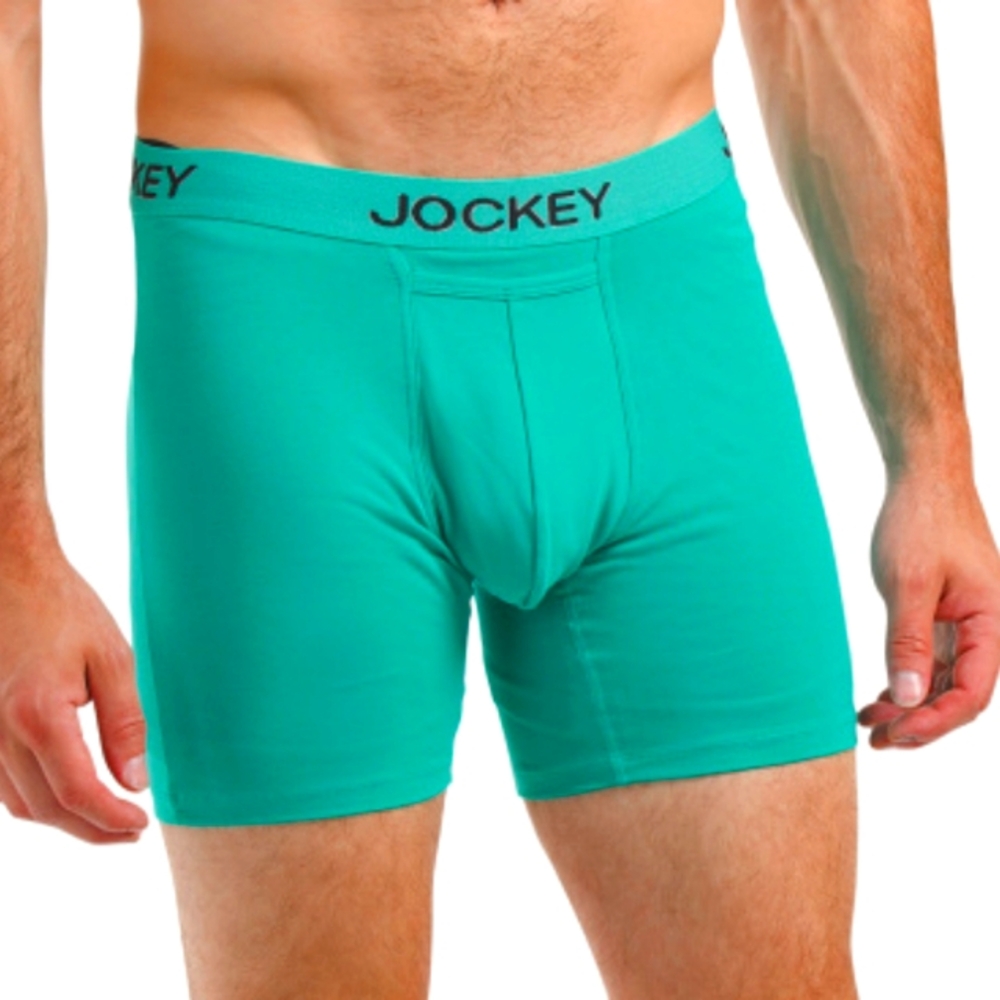Jockey Generation Men's Silver Cotton Stretch Boxer Brief Underwear New